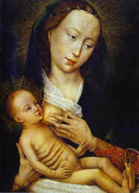Rogier van der Weyden Madonna and Child Sweden oil painting art
